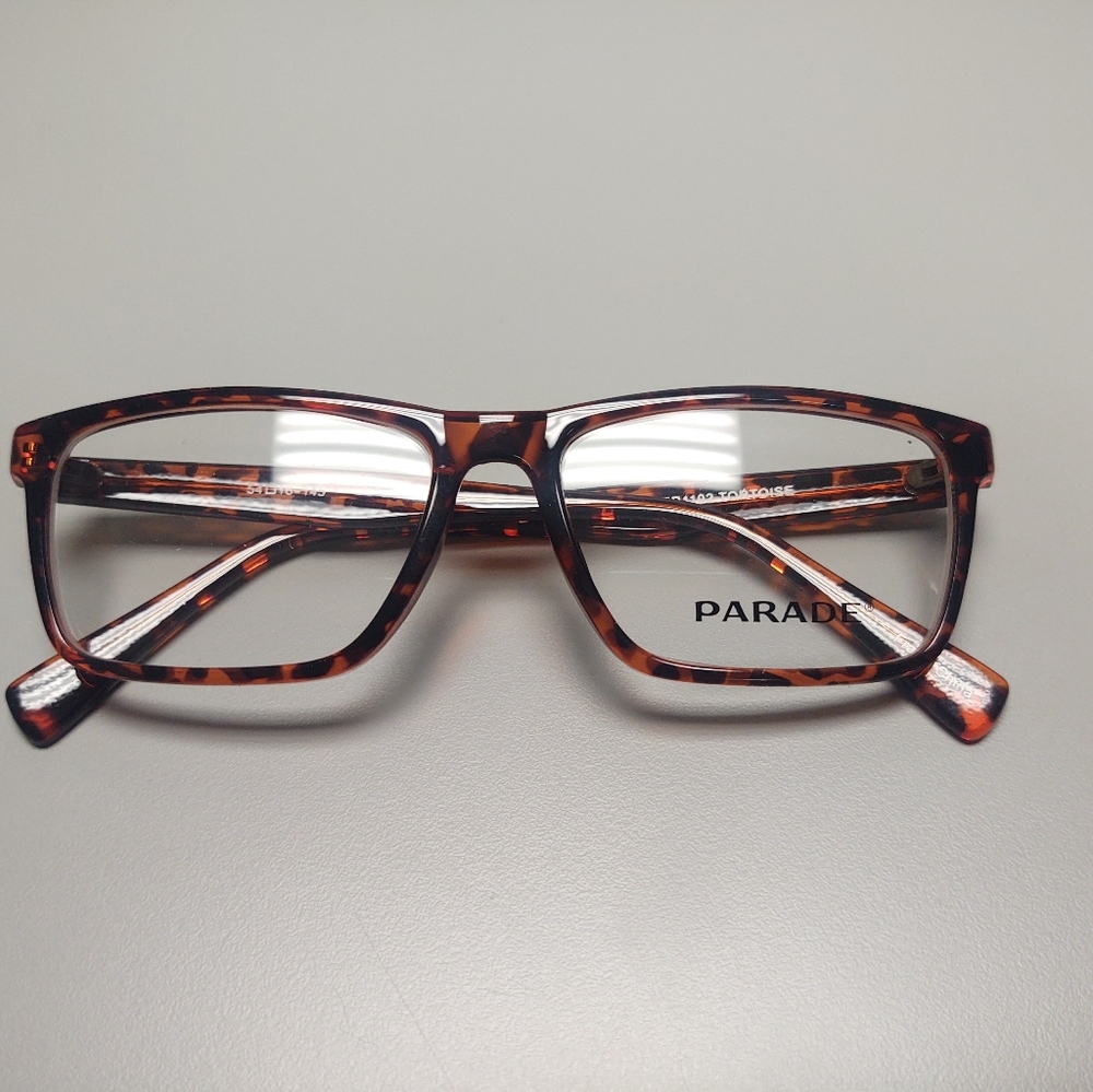 Plastic tortoise shell frame